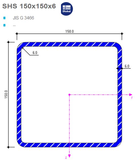 150x150x6.0x8 shs